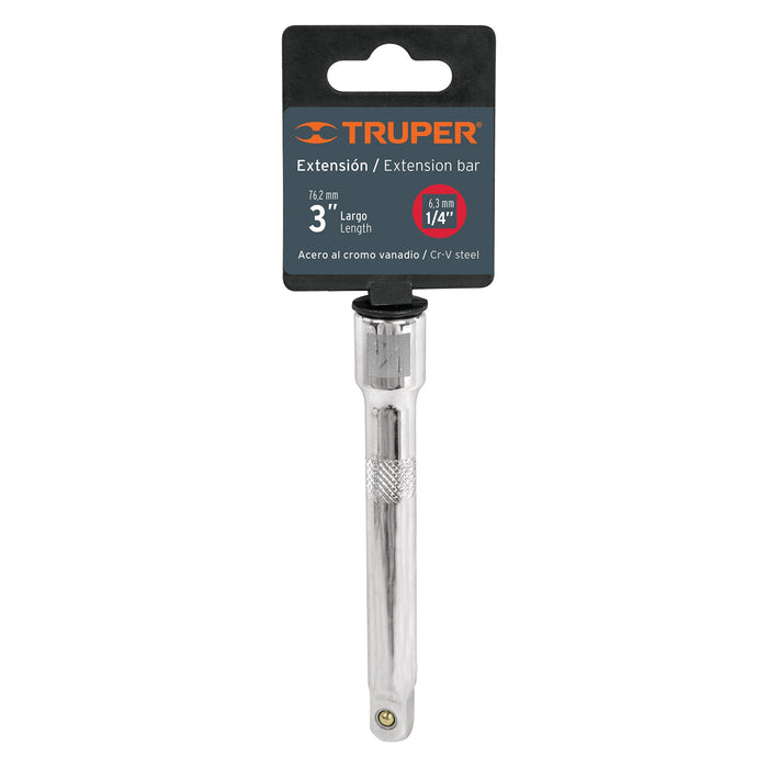 Extensión de 3' para matraca, cuadro 1/4', Truper 13218 E-4760