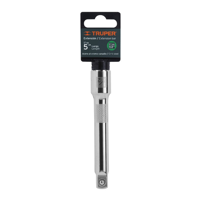 Extensión cuadro 1/2' para matraca, largo 5', Truper 13416 E-5461