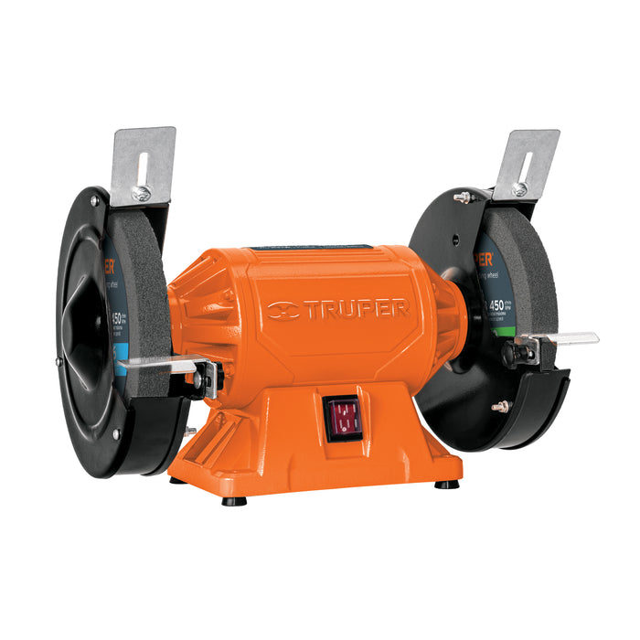 Esmeril de banco de 8' de 3/4 HP (560 W), Truper 12786 EBA-8