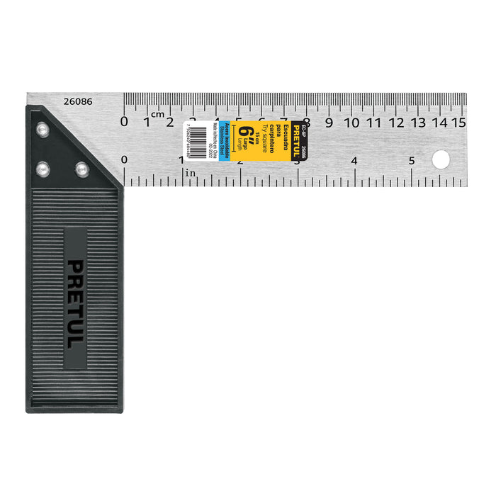 Escuadra 6' para carpintero, Pretul 26086 EC-6P