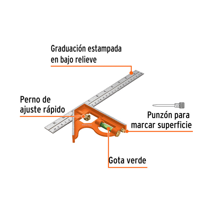 Cuchara para albañil 12' forjada tipo Filadelfia, Truper 102616 CT-12