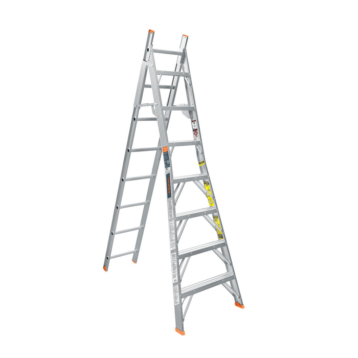 Escalera de combinación, tipo ll, 15 escalones, Truper 16747 ESC-215