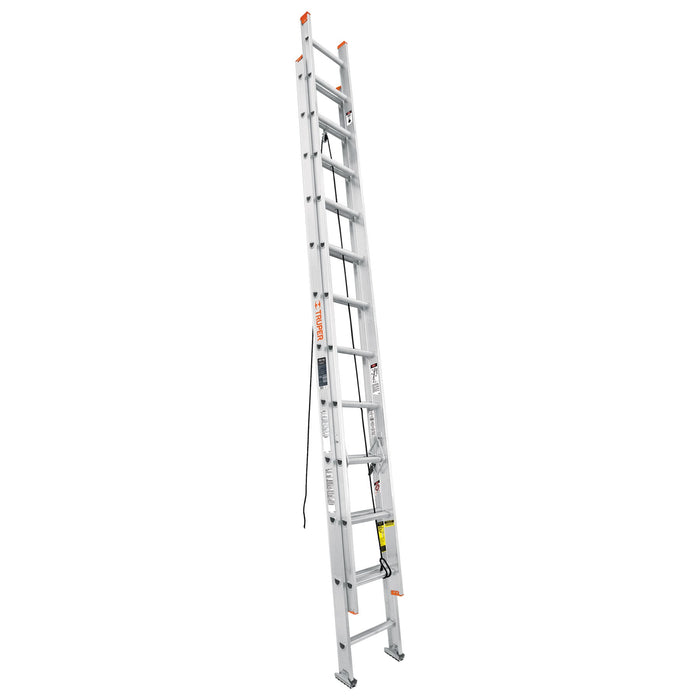Escalera de extensión, tipo II, 24 peldaños, Truper 16759 ESE-224