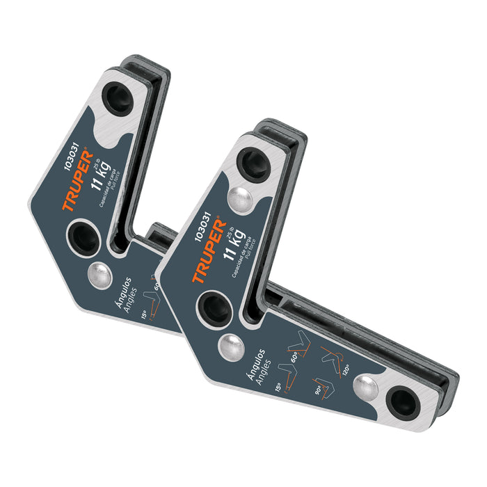 Escuadra magnética 3' para soldar, capacidad 11 kg, Truper 12119 ESM-3