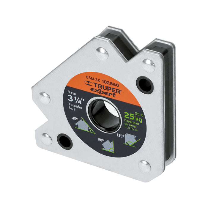 Escuadra magnética 3' para soldar, capacidad 25 kg, Expert 102860 ESM-3X