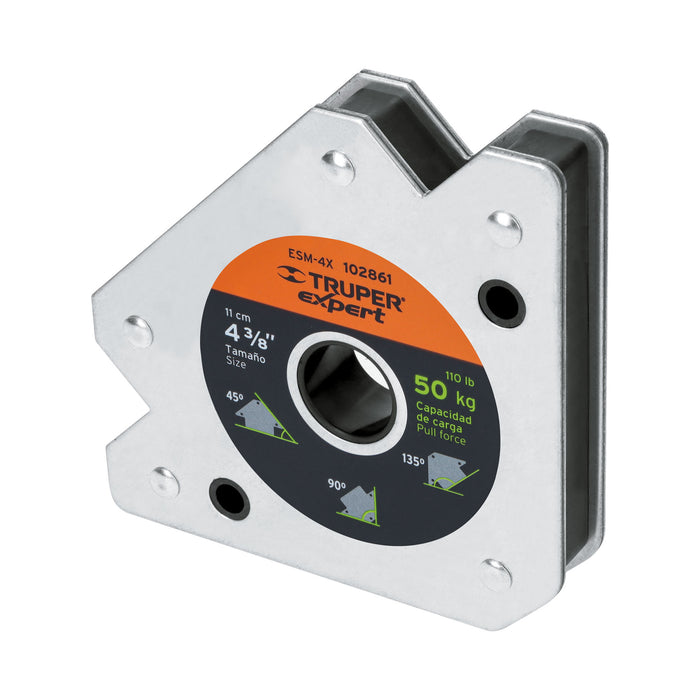 Escuadra magnética 4' para soldar, capacidad 50 kg, Expert 102861 ESM-4X