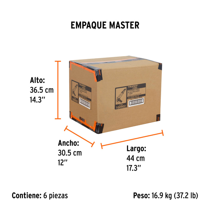 Esmeriladora angular 4-1/2' 1100 W, profesional, Truper 100902 ESMA-45110