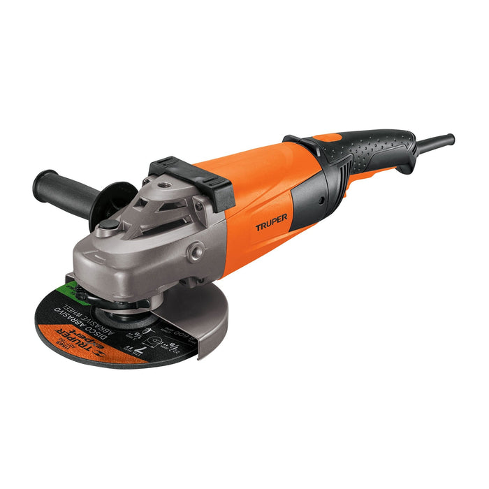 Esmeriladora angular 7' 2200 W, profesional, Truper 14012 ESMA-7A3