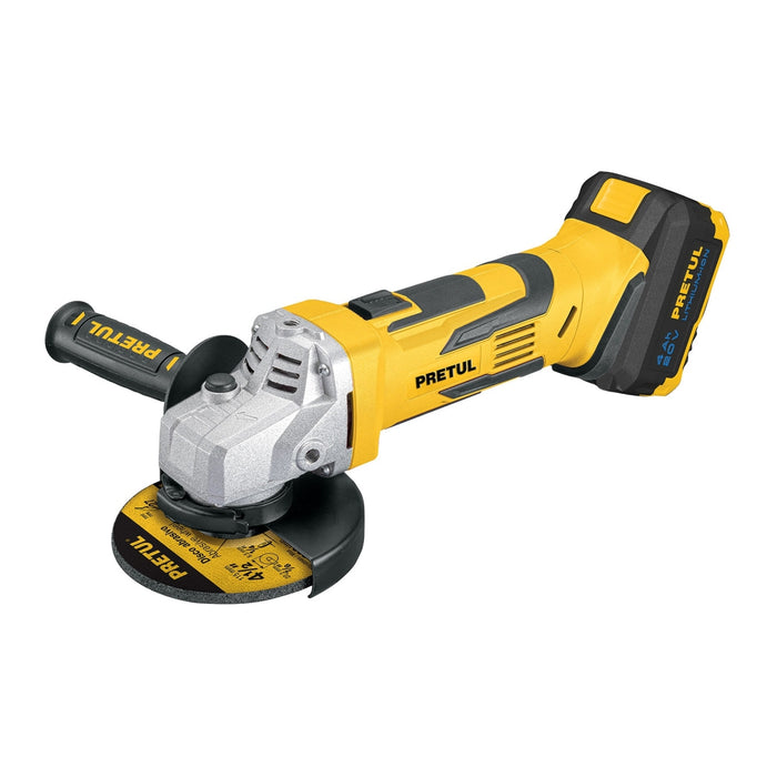 Esmeriladora angular inalámbrica 4-1/2', 20 V, Pretul 28267 ESMI-20P