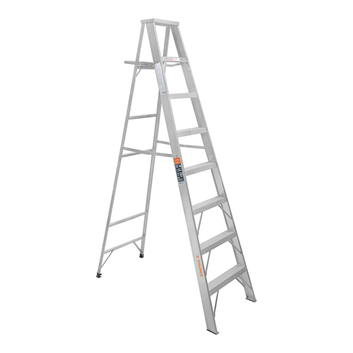 Escalera de tijera 100% aluminio tipo ll 7 peldaños, Truper 10460 ESTA-27