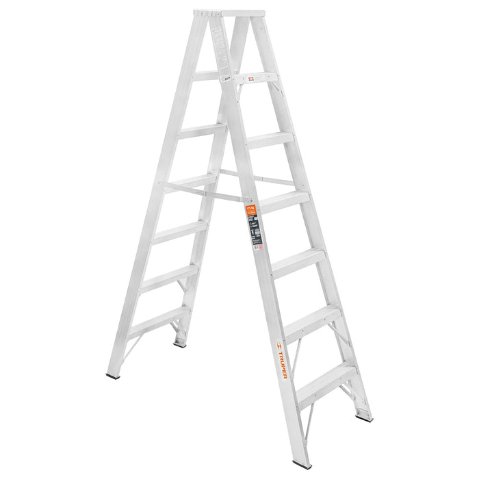 Escalera de tijera doble, tipo ll, 6 escalones, Truper 10497 ESTD-26