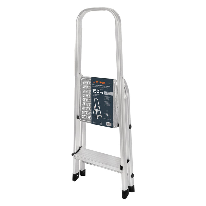 Escalera tubular, plegable, 2 peldaños, Truper 103142 ESTU-2