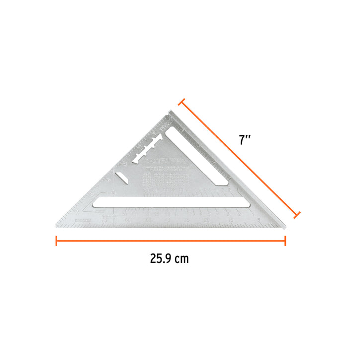 Escuadra 7' de aluminio para muros de yeso, Truper 15131 ET-7A