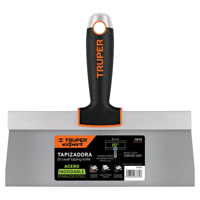 Espátula tapizadora de 10' acero al medio carbono, Truper 14460 ETA-10