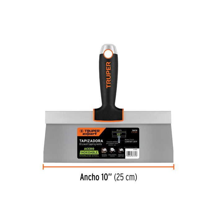 Espátula tapizadora de 10' acero al medio carbono, Truper 14460 ETA-10