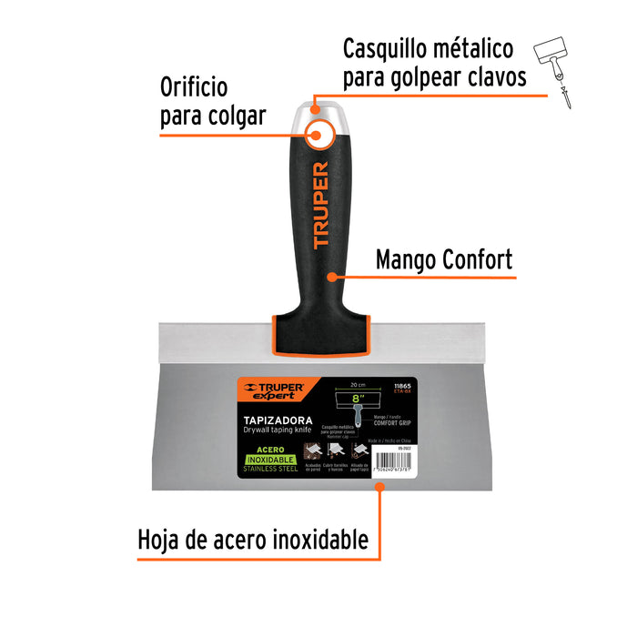 Tornillo de banco 8' uso industrial de hierro nodular 18595 TA-8