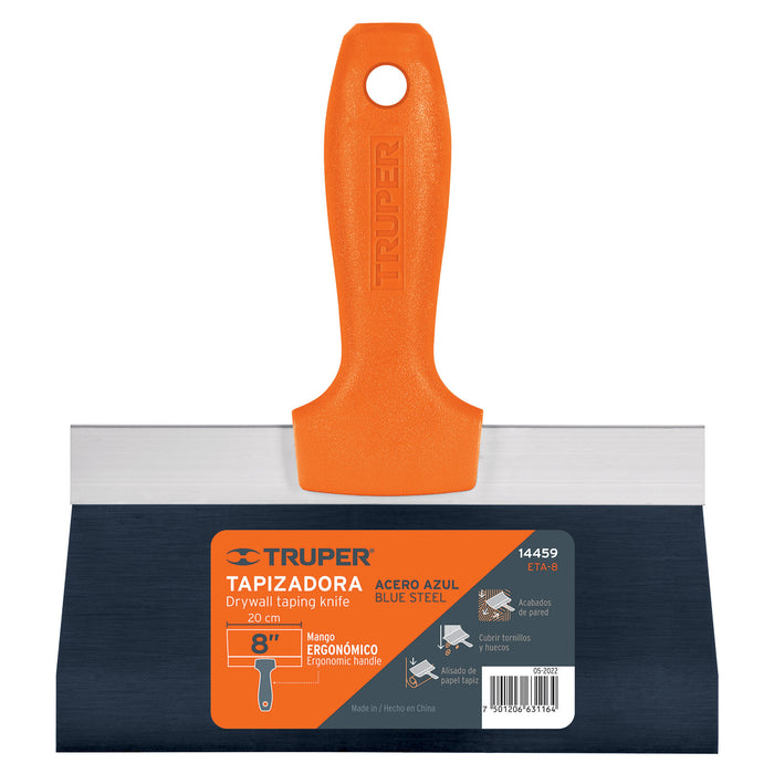 Espátula tapizadora de 8' acero al medio carbono, Truper 14459 ETA-8
