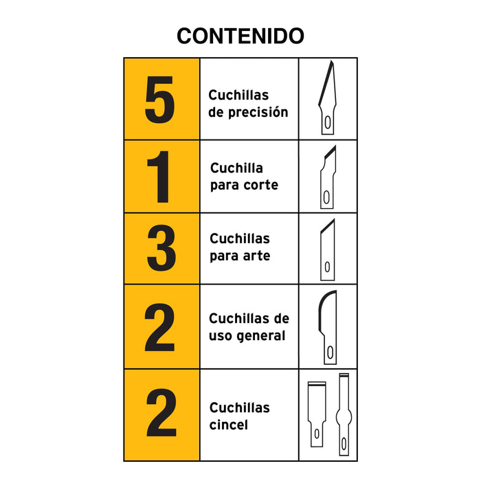 Juego de exactos con 13 piezas en estuche, Pretul 22409 EXA-13P