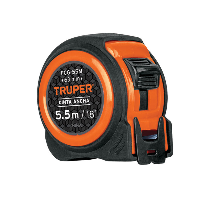 Flexómetro compacto contra impactos 5.5 m cinta 25 mm 12773 FCG-55M