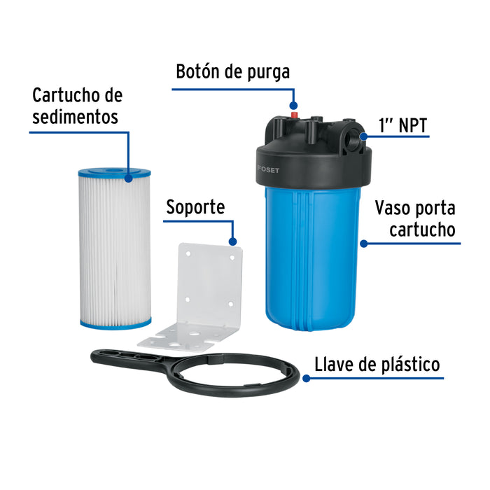 Filtro para agua Jumbo, Foset 45248
