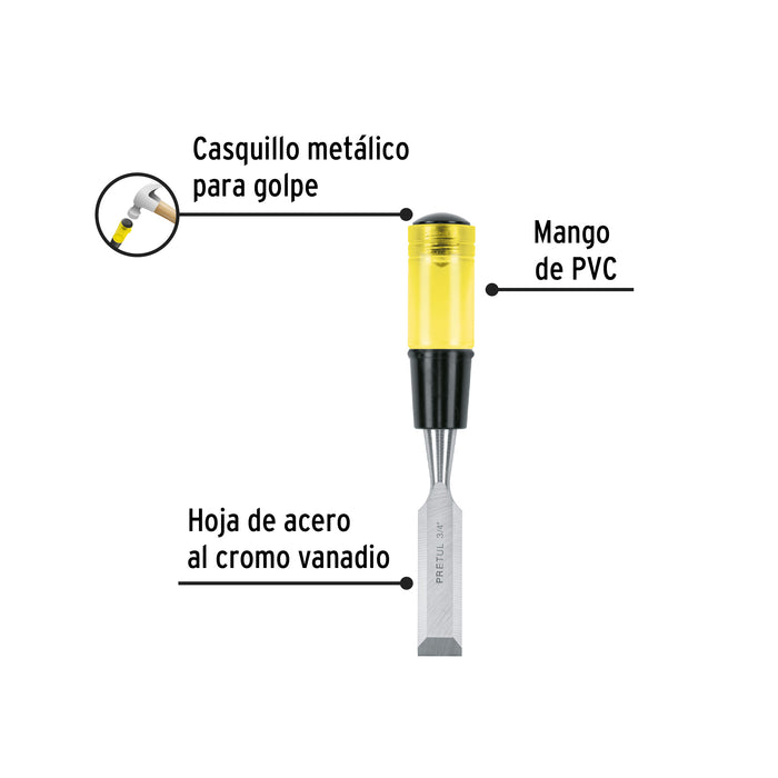 Formón 3/4', Pretul Código: 21662
