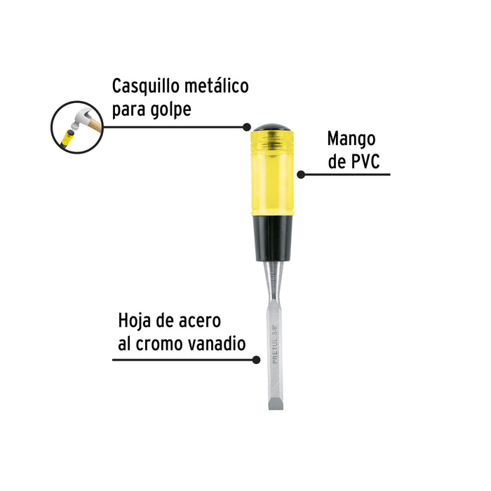 Formón 3/8', Pretul Código: 21653