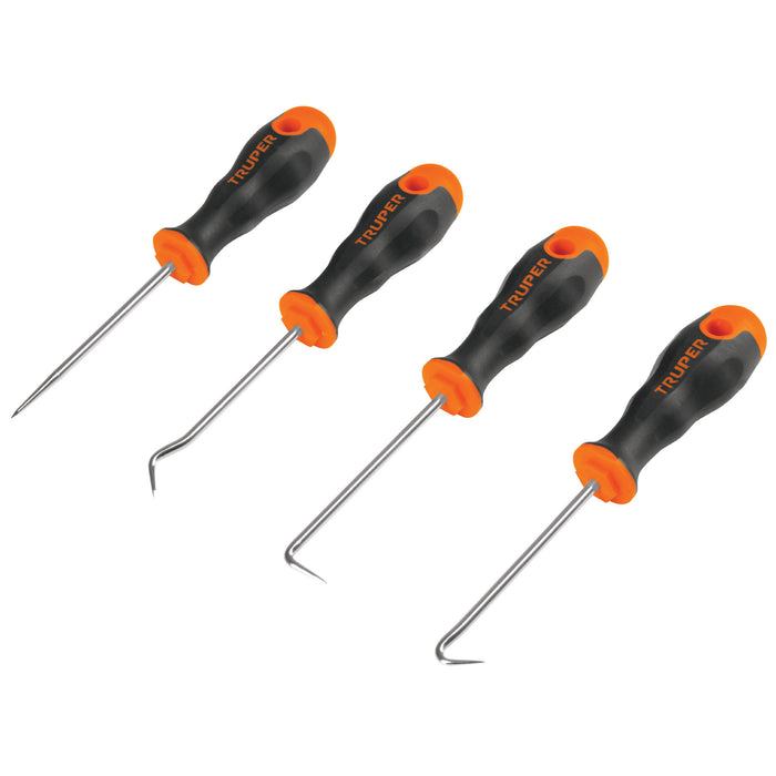 Juego de 4 puntas y ganchos multiusos, Truper 14210 GAN-4