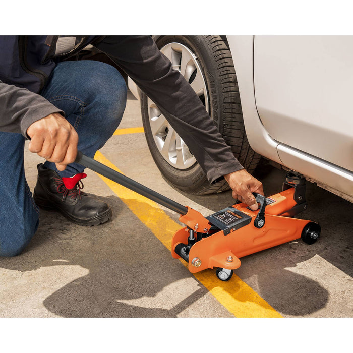 Gato hidráulico de patín, 2t, 30 movimientos, Truper 14944 GAPA-2E