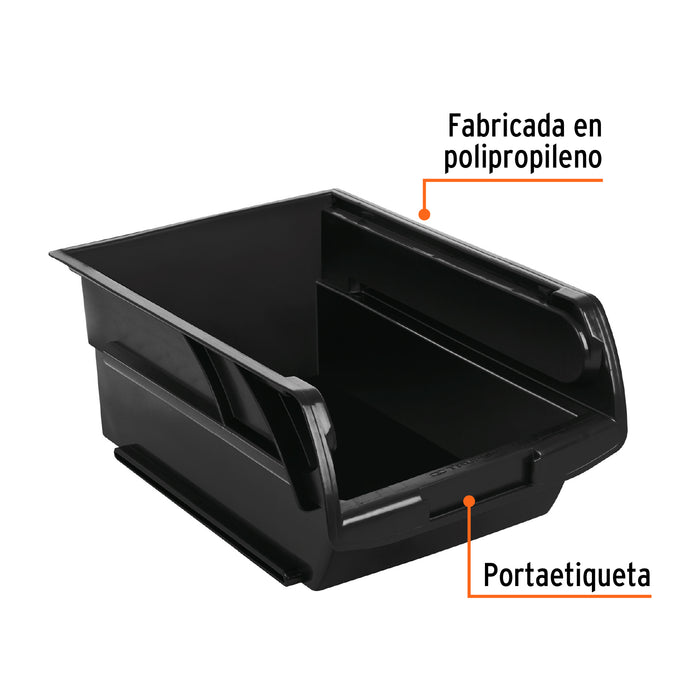 Gaveta apilable de plástico, 34 x 21 x 15 cm, Truper 10891 GAV-4