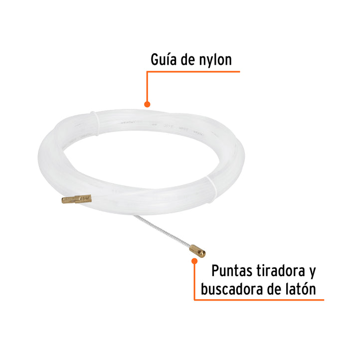 Guía de nylon de 15 m para cable, Truper 17756 GNY-15