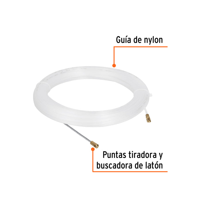 Guía de nylon de 20 m para cable, Truper 17757 GNY-20