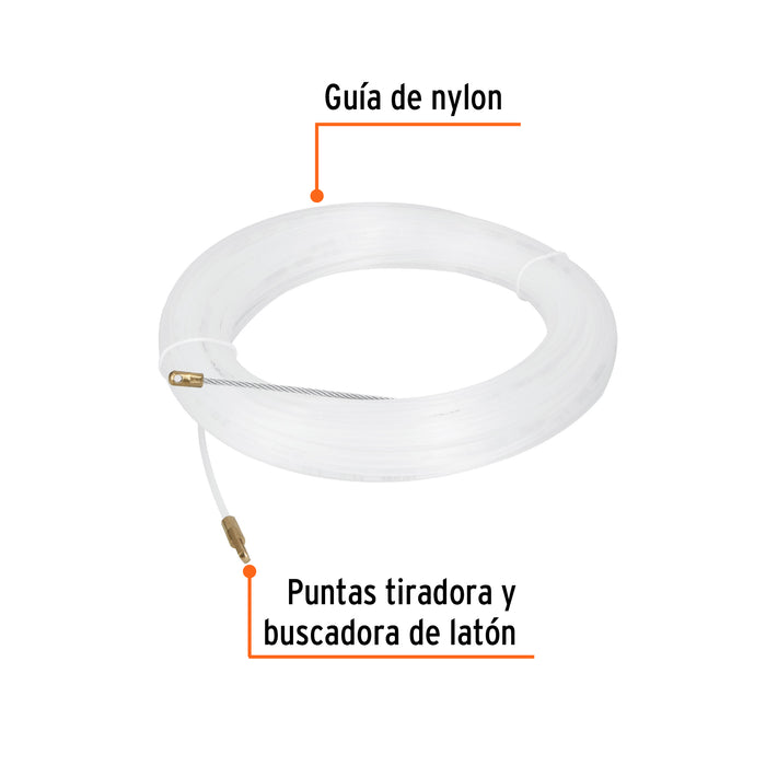 Guía de nylon de 30 m para cable, Truper 17758 GNY-30