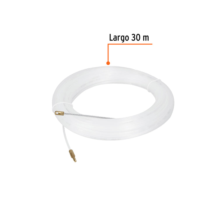 Guía de nylon de 30 m para cable, Truper 17758 GNY-30