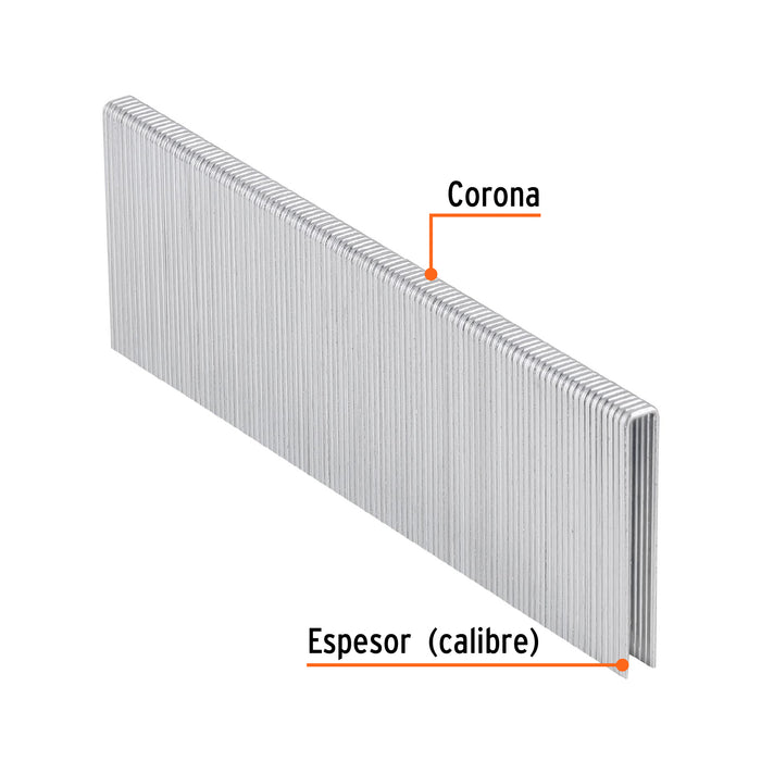 Caja con 5000 grapas corona 1/4' calibre 18, 40mm p/ENNE-120 Código: 18279