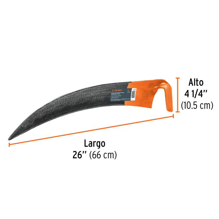 Guadaña tipo austriaca de 26' sin mango, Truper 14900 GT-26