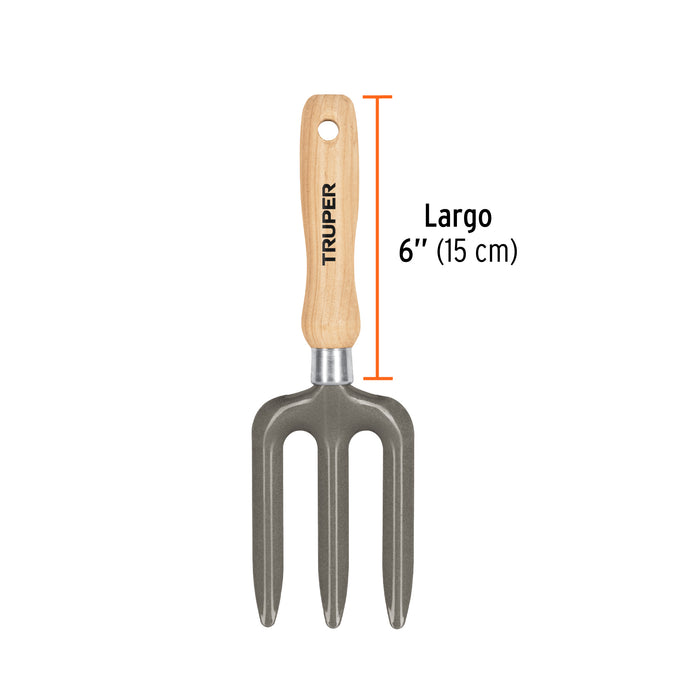 Bieldo para jardín, mango de 6', Truper 15026 GTS-FO