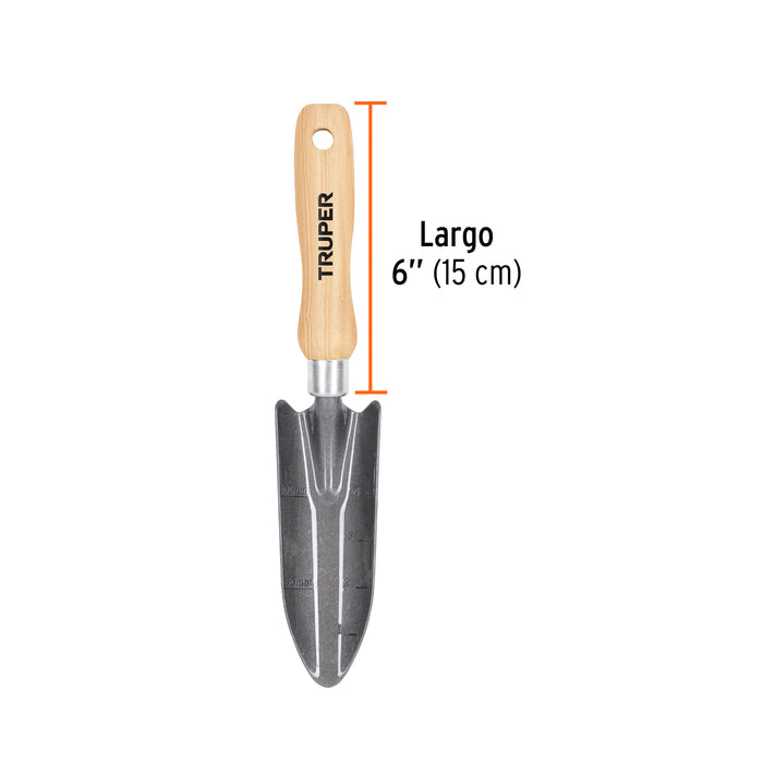 Transplantador para jardín, mango de 6', Truper 15022 GTS-TR