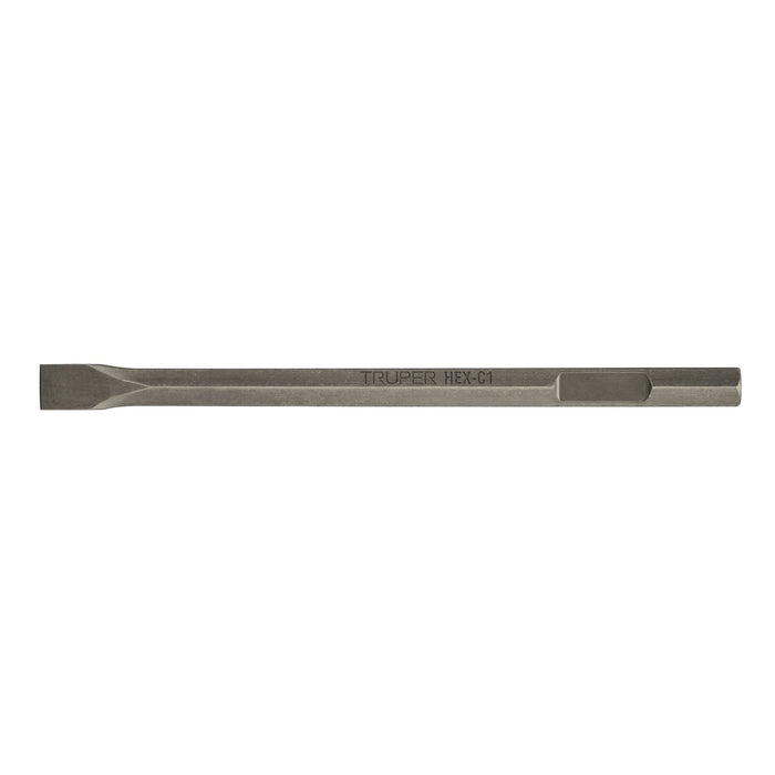 Cincel plano zanco hexagonal de 1-3/8' x 20', Truper 101231 HEX-C1