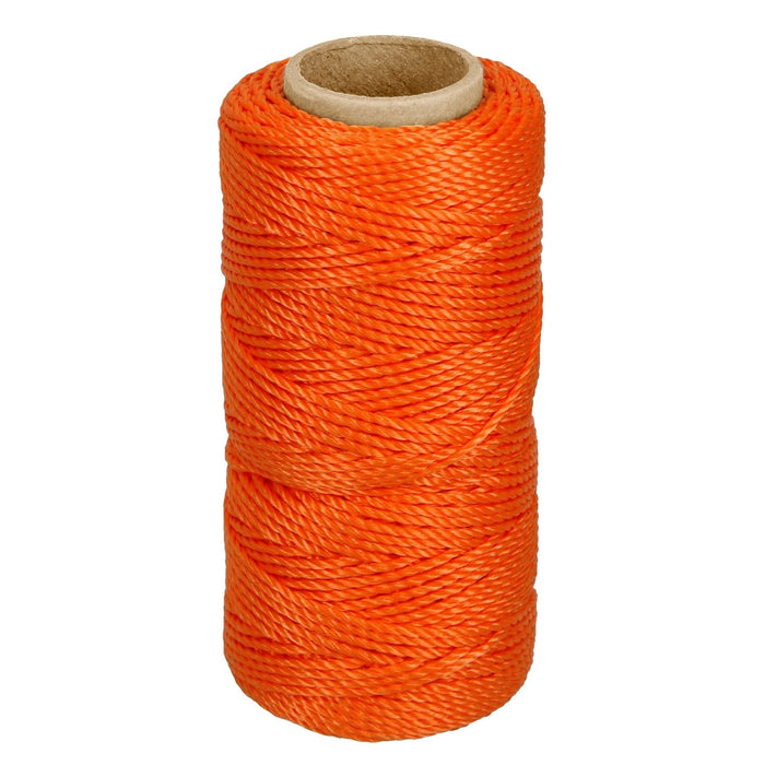 Carrete con 65 m de hilo para albañil naranja, Truper 14051 HIL-65N