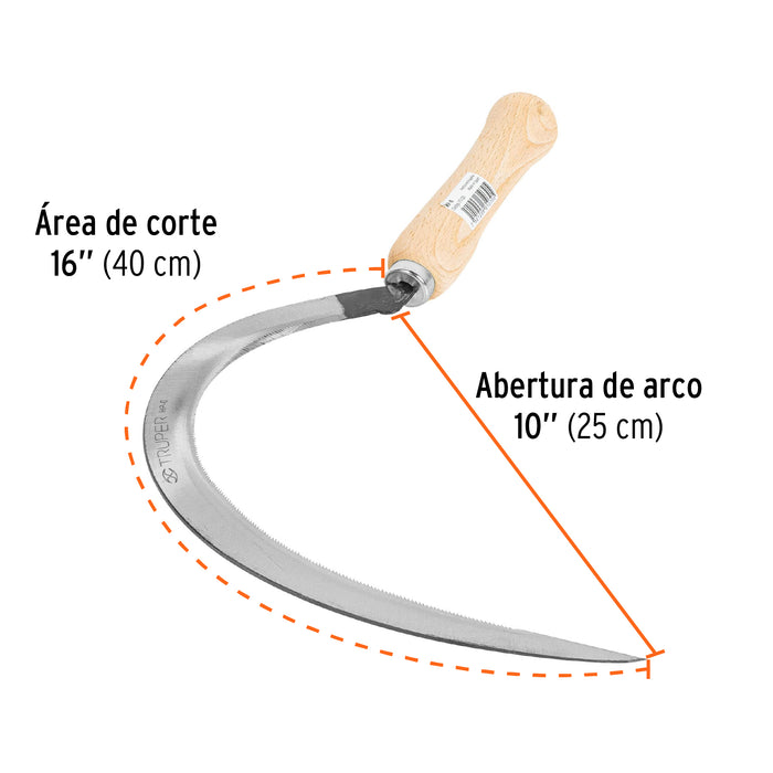 Hoz dentada # 0, 16', Truper 15120 HP-0