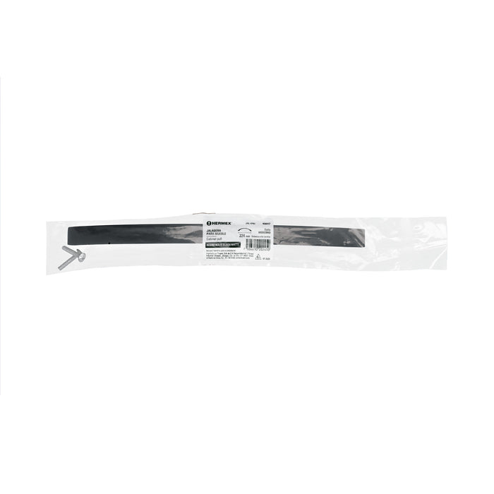 Jaladera de 224mm estilo 'Moderno' acabado negro, Hermex 45647