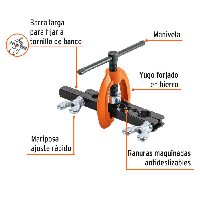 Avellanador de 3/16' a 5/8', Truper 12868 JAV-7