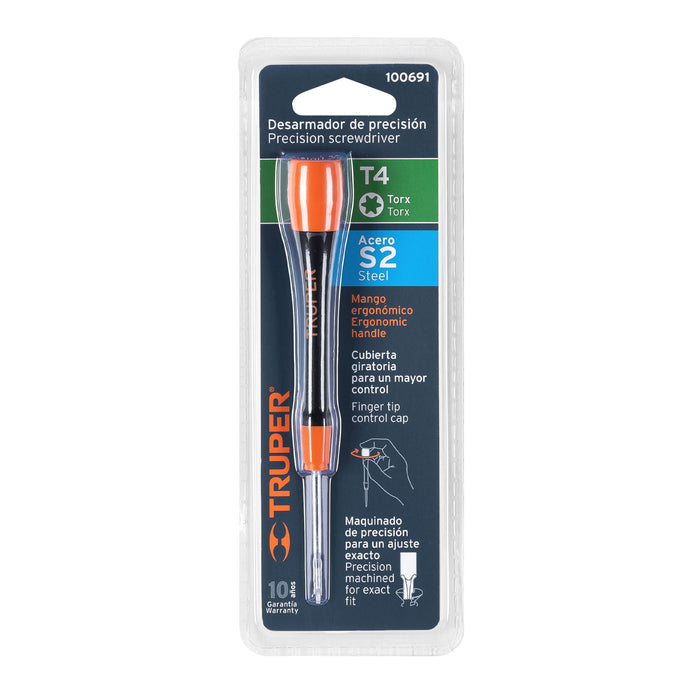 Desarmador de precisión punta torx T4 mango ergonómico 100691 JOY-T4