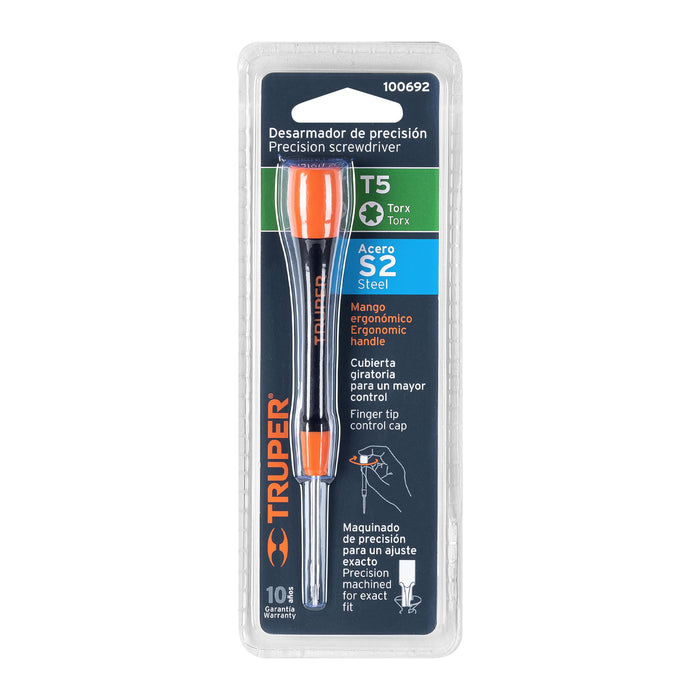 Desarmador de precisión punta torx T5 mango ergonómico 100692 JOY-T5