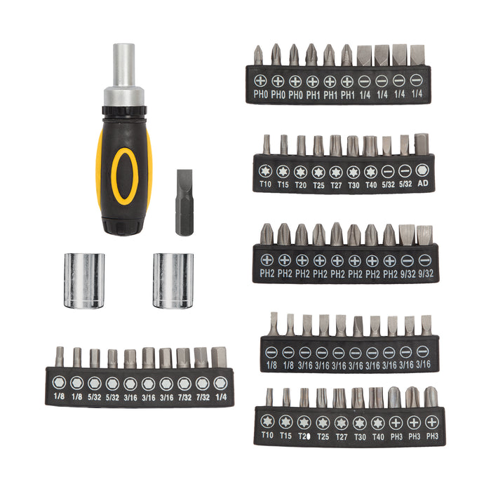 Juego de 81 herramientas 1/4' para mecánico, Pretul 23972 JUDA-81P