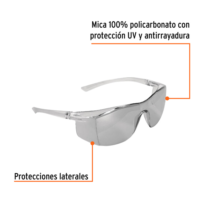 Lentes de seguridad interior-exterior, Truper Ultralite Código: 10821