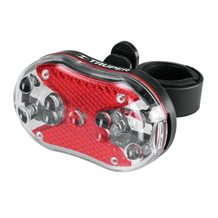 Linterna trasera para bicicleta 9 LEDs con 2 pilas AAA 16797 LIBI-9T