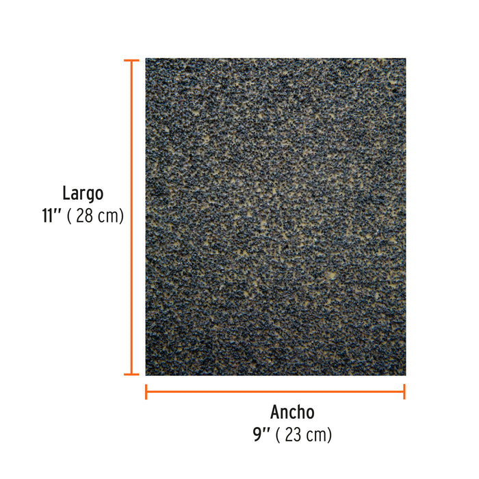 Lija para madera papel cabinet, grano 36, Truper 11606 LIMA-36