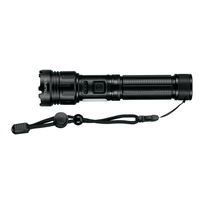 Linterna LED recargable c/luz de emergencia, 410 lm, Truper 103088 LINAR-410