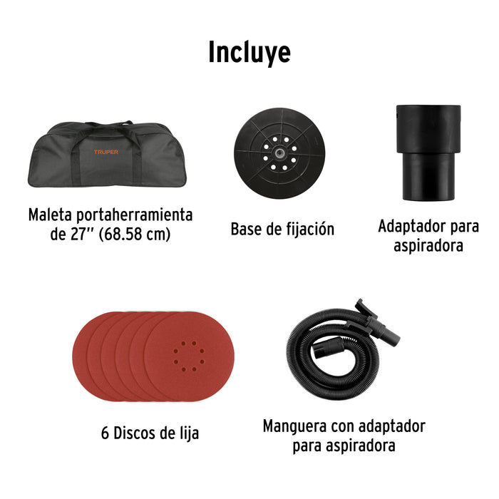 Lijadora de pared y techo 9", 750 W 103670 (LIPA-9A)